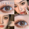 Haipurecon Moonlit brown 14.2mm contact lenses with power