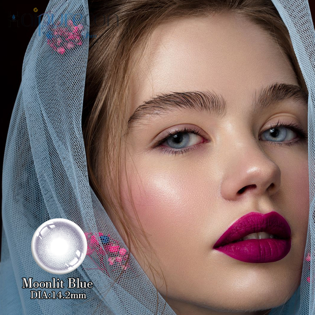 Haipurecon Moonlit blue 14.2mm contact lenses