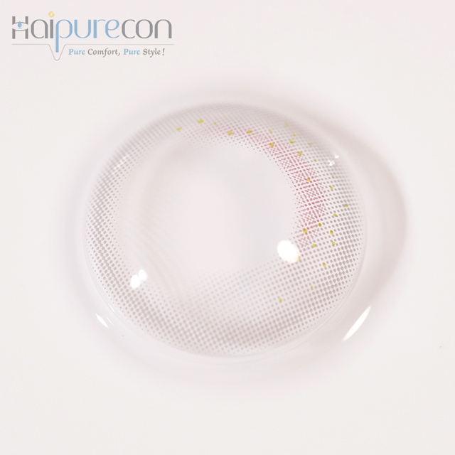 Haipurecon Wild Moon Grey 14.0mm contact lens with power