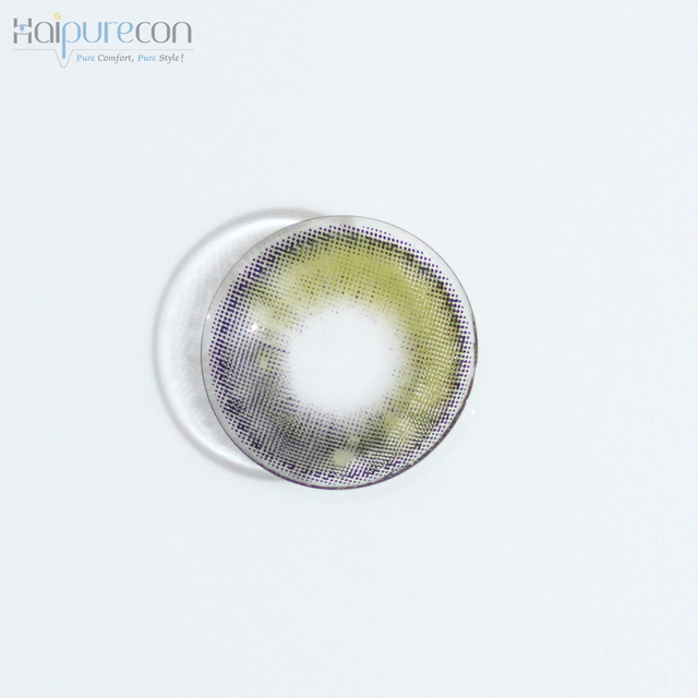 Haipurecon Girl's tears brown 14.5mm contact lens