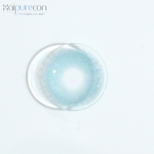 Haipurecon Mulberry-blue 14.0mm contact lenses with power