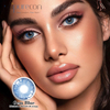 Haipurecon Gem blue 14.0mm contact lens with power