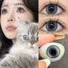 Haipurecon 14.5mm Blue Colored Contact Lenses With Prescrition