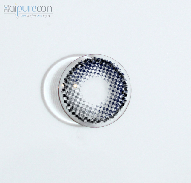 Haipurecon Ice Gem Blue 14.2mm contact lenses with power
