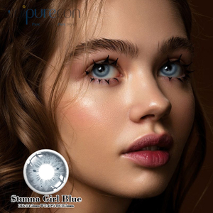 Haipurecon Stunna Girl Blue 14.2mm contact lenses with power