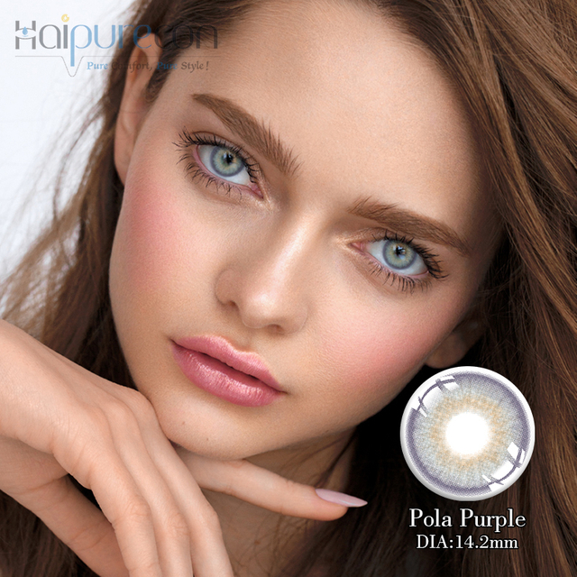 Haipurecon Pola purple 14.2mm contact lens