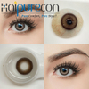 Latte Glow 14.2mm Smooth Look Contact Lenses for Natural Daily Wear