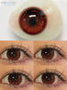 Haipurecon crazy tomato 14.5mm contact lenses with power