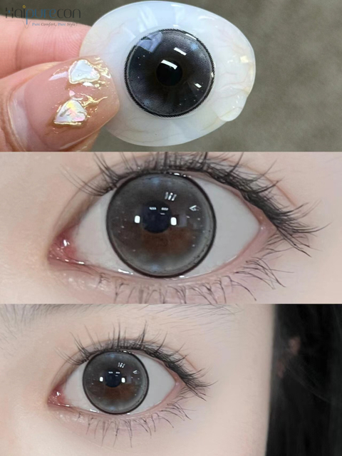 Haipurecon Yearly contact lens Sweet snow ball 14.2mm with power