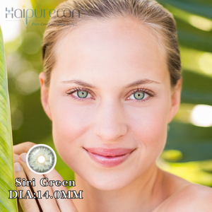 Haipurecon Prescription Yearly Color Contact Lenses siri green