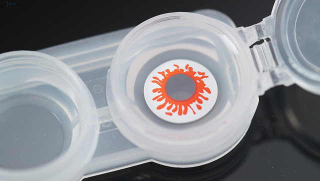 Haipurecon Cosplay contact lens Trauma Red 14.5 mm