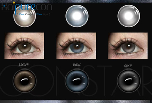 Haipurecon High-Light Series Soft Yearly Disposable Contact Lenses
