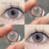 Haipurecon Dancing Star Pink 14.2 mm contact lens with power