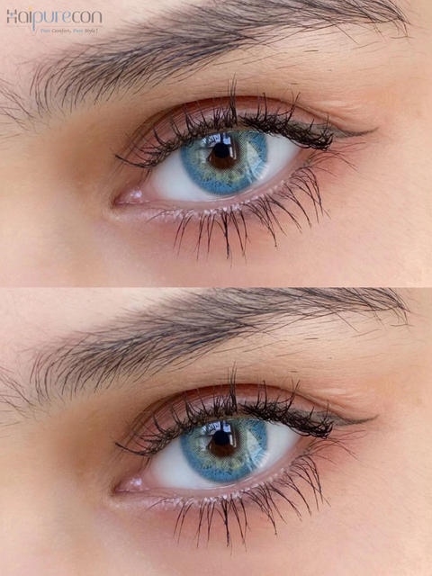 Haipurecon Russian blue 14.0mm contact lenses