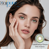 Haipurecon Casablanca Green 14.2mm K-Beauty Lensa Kontak Sekali Pakai Tahunan Gaya Alami 40 Persen Kadar Air 8.6 Kurva Dasar
