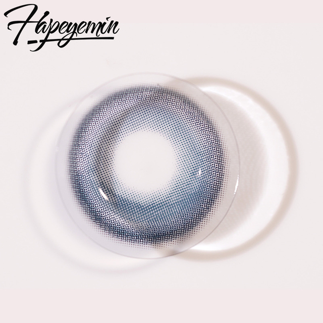 14.5mm Diameter Blue Contact Lenses for Halloween with Limbal Ring