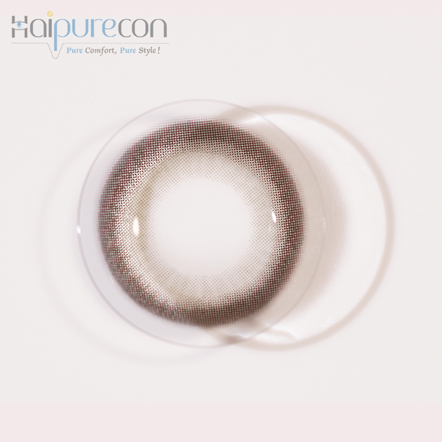 Haipurecon Aoki beige grey 14.0mm contact lens with power