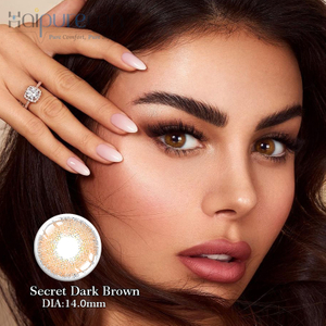 Haipurecon Secret dark brown 14.0mm contact lenses