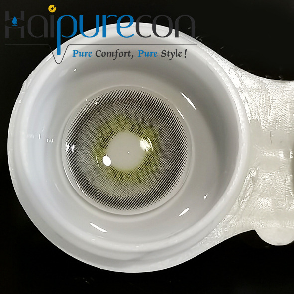 Comfortable Grey Natural Style Lenses for Light Eyes