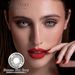 Haipurecon Stunna Girl Grey 14.2mm contact lenses with power