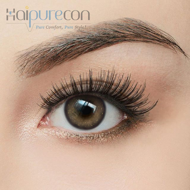 Haipurecon color contact Lenses Katia 3 tone Brown 14.2mm