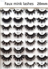 Haipurecon Synthetic False Eyelashes 15mm 18mm 20mm