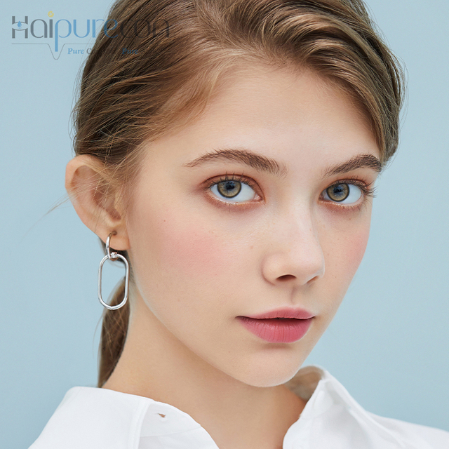 Haipurecon Sweet persimmon 14.2mm contact lens with power