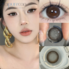 Haipurecon color contact Lenses Mirror water 3 tone with power 14.2mm