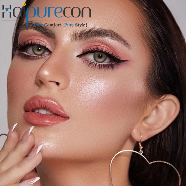 Haipurecon Chocolate Mocha 14.2mm Annual Contact Lenses – Warm Brown Depth & Natural Balance