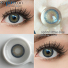 Hybrid Kitten Blue 14.2mm 40 Percent Water Content Daily Disposable Lenses Best-Selling Beauty Style