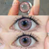 Haipurecon Dancing Star Pink 14.2 mm contact lens with power