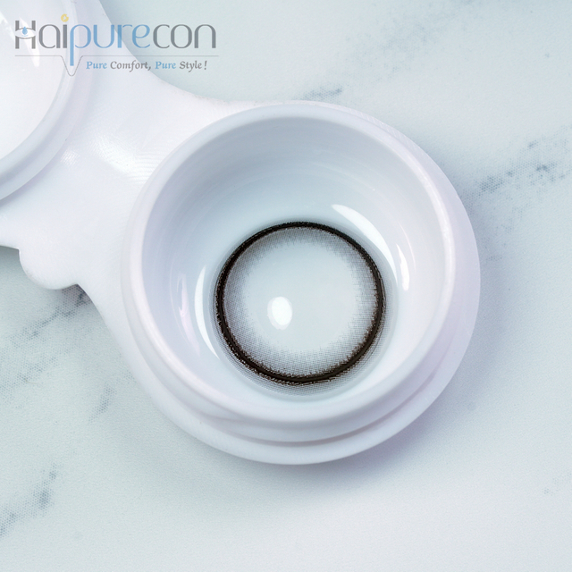 Haipurecon Cartoon tears black 14.0mm contact lenses
