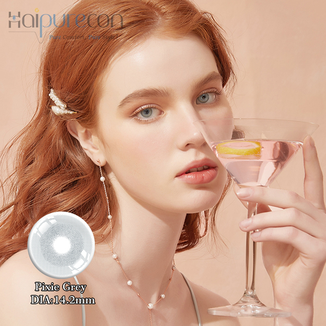 Haipurecon pixie grey 14.2mm contact lenses