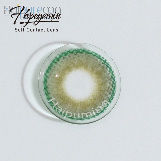 Haipurecon Pola green 14.2mm contact lens