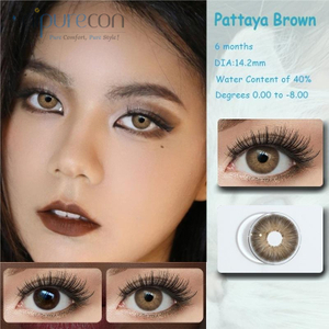 Haipurecon Pattaya Brown 14.2mm contact lens