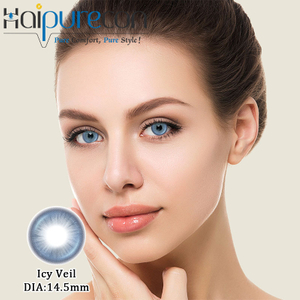 14.5mm Diameter Icy Blue Yearly Color Contact Lenses CE ISO Certified