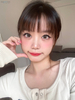 Haipurecon Yearly Color Contact Lenses Lotta Brown 14.5mm with power