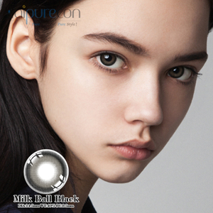 Haipurecon Milk Ball Black 14.5mm contact lenses with power