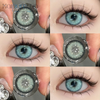 Haipurecon color contact Lenses Norko Blue 14.2mm