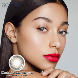 Haipurecon color contact Lenses Katia 3 tone Brown 14.2mm