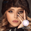 Haipurecon color contact Lenses Stars Purple with power 14.2mm