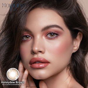 Haipurecon color contact Lenses Honeydew Brown 14.2mm