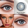 Haipurecon Stunna Girl Blue 14,2 mm leče naravnega sloga s 40 odstotki vsebnosti vode za temne oči