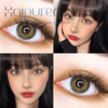 Haipurecon Taylor brown 14.0mm contact lenses with power