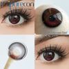 Haipurecon Goofy Princess 4-Tone Colored Contact Lenses 14.2mm Big Diameter Yearly Wear Cosmetic Contacts