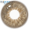 Haipurecon Leopard Brown 14.5mm K-Beauty Daily Disposable Contact Lenses 55 Percent Water Content 8.5 Base Curve 0.08mm Center Thickness 10 Pieces
