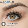 Wholesale Crush Alert Brown Daily Contact Lenses 10 Packs K-beauty Style 55% Water Base Curve 8.5mm CE ISO New Fashionable Lens