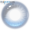 Fluffy Blue Daily Disposable Color Contact Lenses 14.2mm 10 Pack 55% Water Content Big Eye Effect 8.5mm BC CE ISO