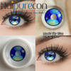 Haipurecon 떡 스카이 블루 코스프레 콘택트 렌즈 14.5mm