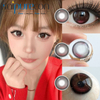 Haipurecon Goofy Princess 4-Tone Colored Contact Lenses 14.2mm Big Diameter Yearly Wear Cosmetic Contacts